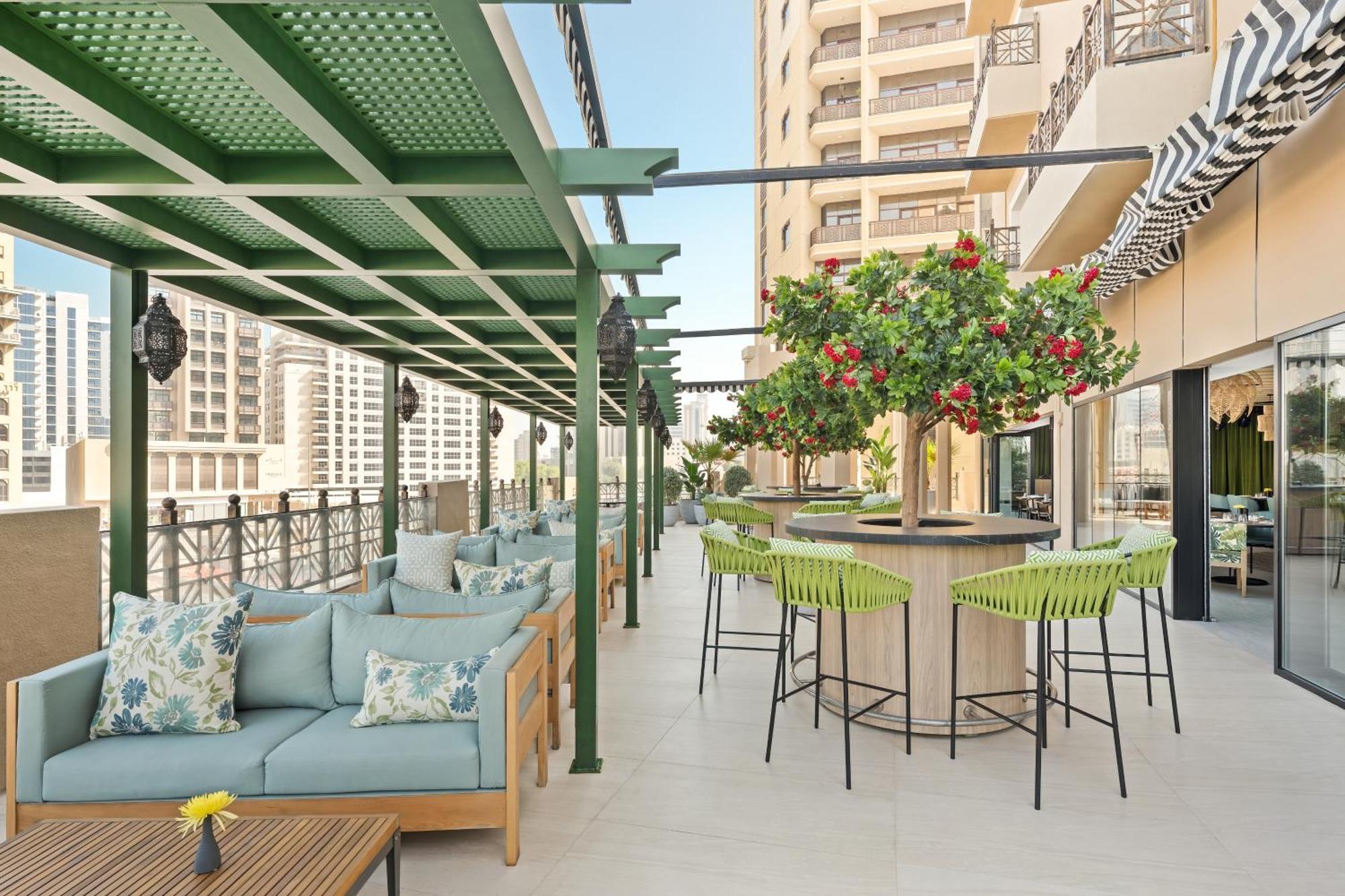 Barcelo Al Jaddaf, Dubai Hotel Exterior photo Rooftop terrace